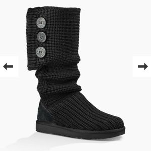 Black Sweater Ugg Boots